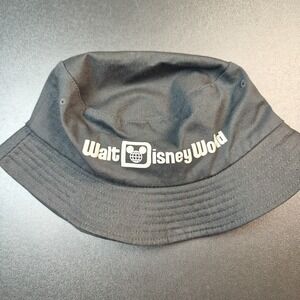 Disney Parks Bucket Hat WDW Spirit Jersey Walt‎ Disney World Retro  Black OSFM